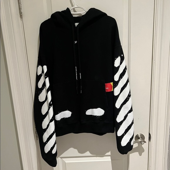 Off-White Other - Authentic Off-White Incomplete Spray Paint Hoodie